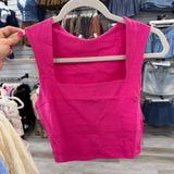 Square Neck Double Lined Crop