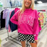LULU MAC | Stitched Logo Mockneck