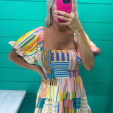 Summer Flair Pattern Dress