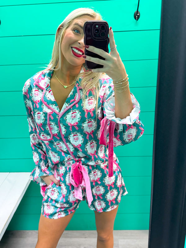 Santa is Coming to Town Pajama Set