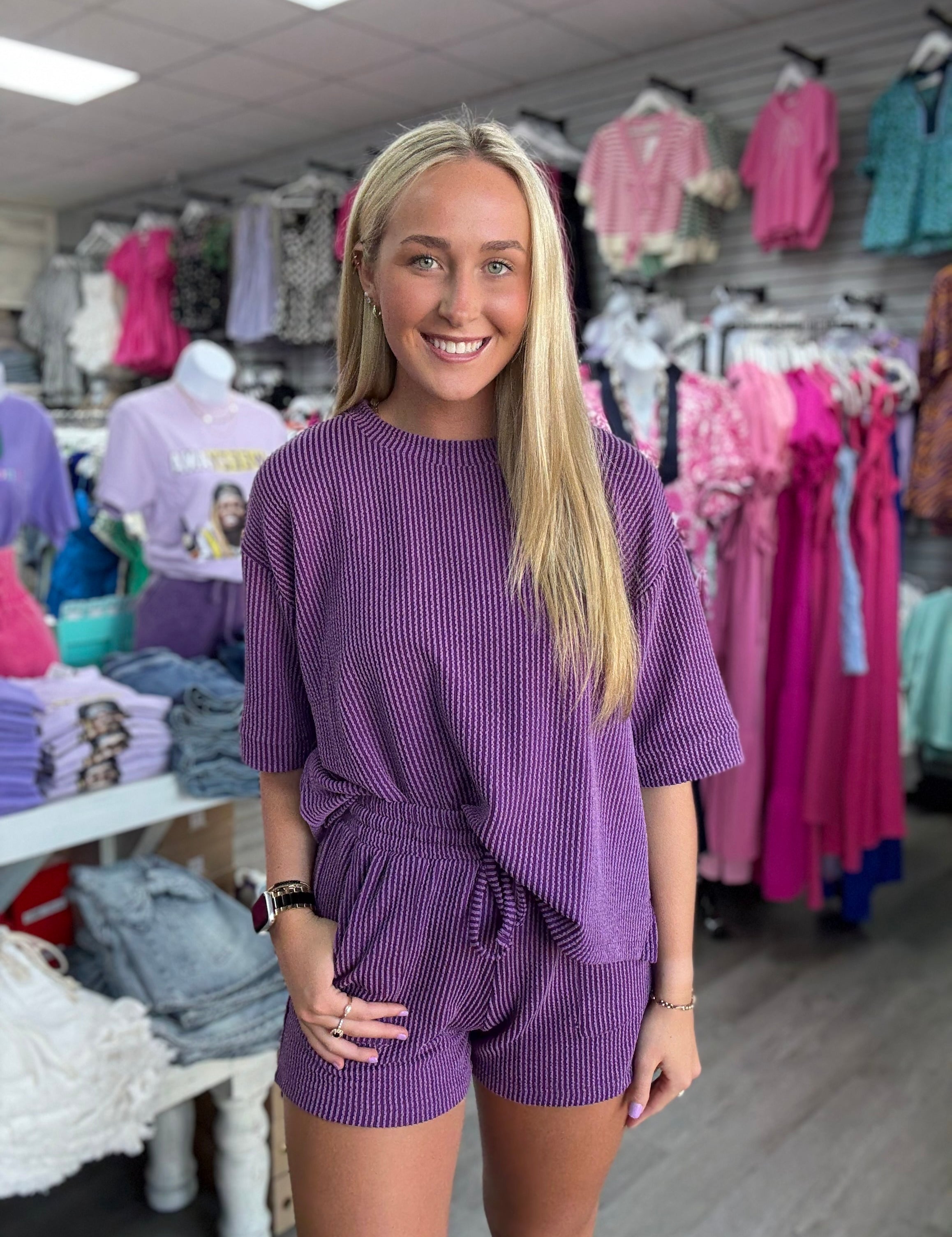 Ready to Go Ribbed Set