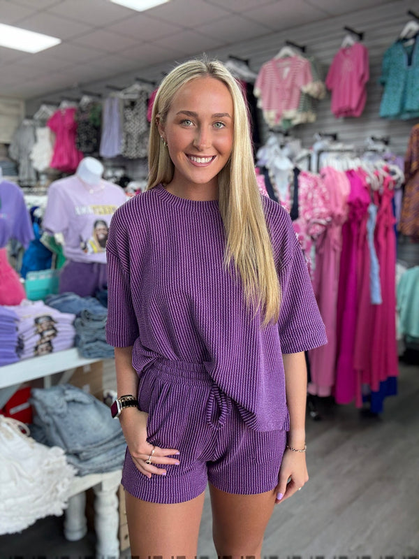 Ready to Go Ribbed Set