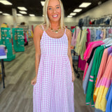 Sweetest Day Gingham Dress Set