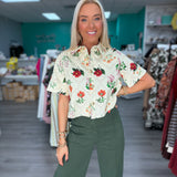 Fresh Picked Gold Button Top