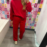 Savage Deals | Fleece Raglan Sleeve Pullover & Sweatpants Set