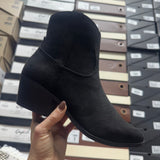 The Montana Suede Black Bootie