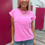My Favorite Find | Acid Wash Cuffed Short Sleeve Tee