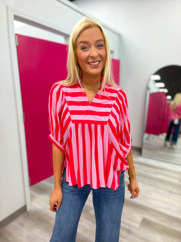 RESTOCK COMING | The Sunset Stripe Top