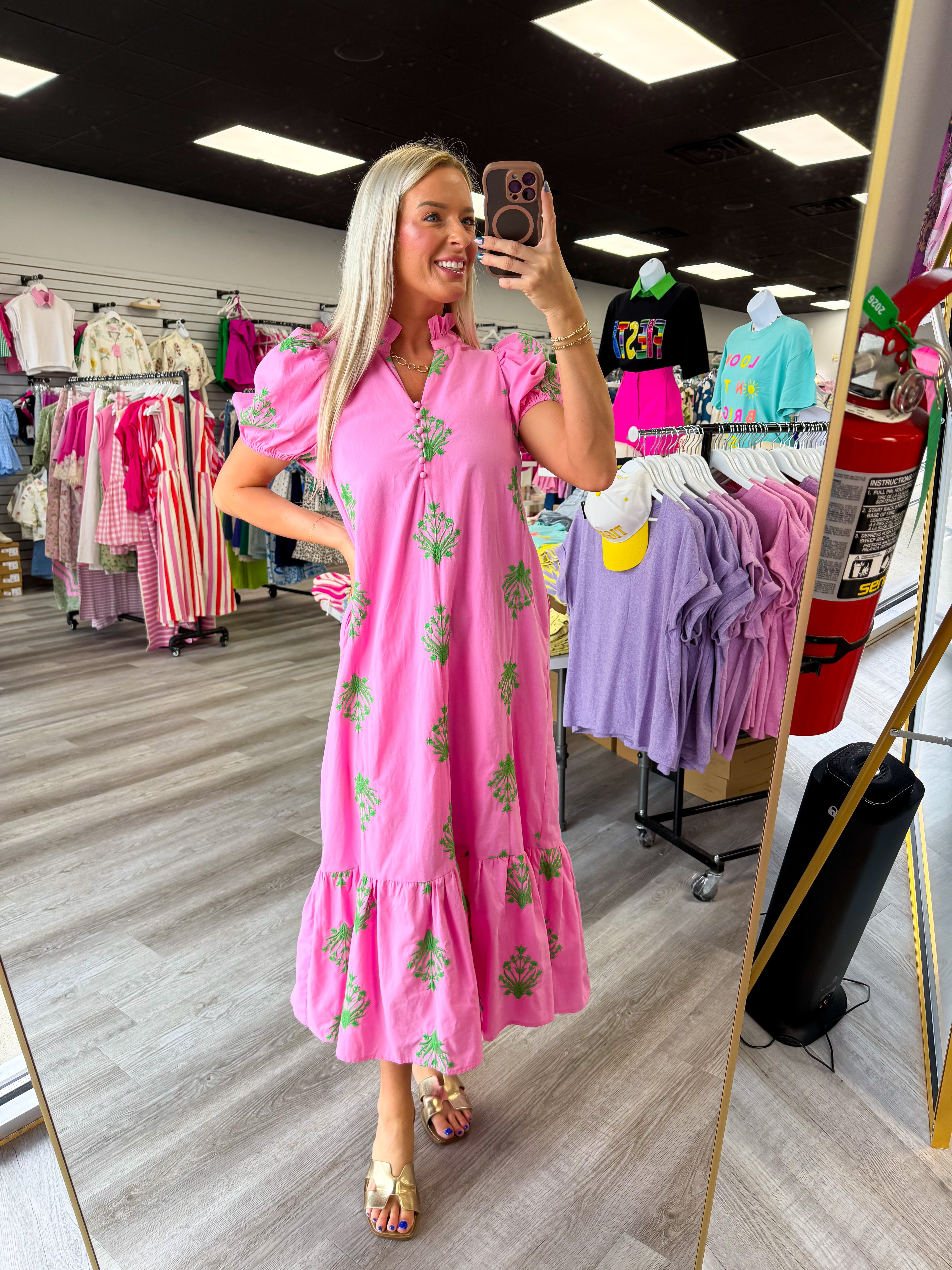 Pretty in Bloom Midi Dress
