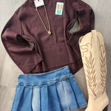 Heading Out Sweater | Espresso