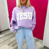 Jesus Embroidery Mockneck
