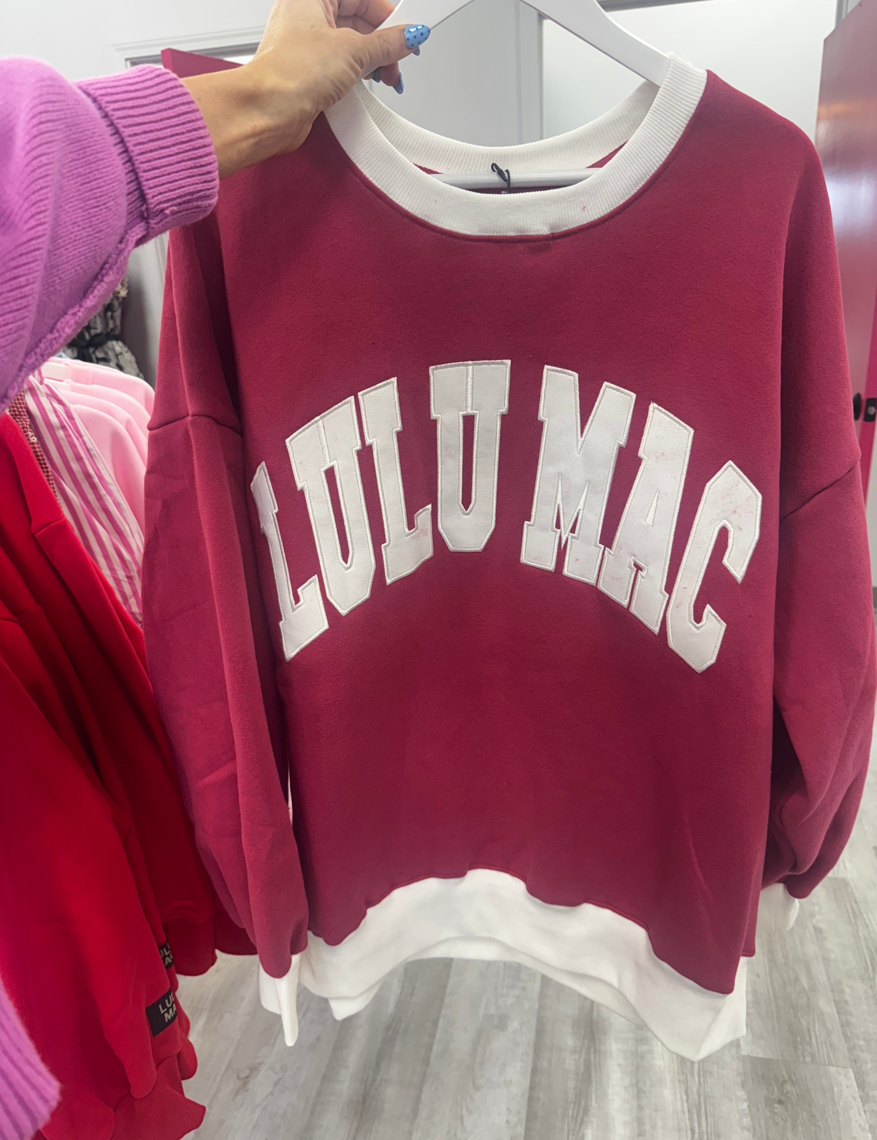 MULTIPLE COLORS: Color Block Sweatshirt | LULU MAC