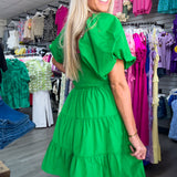 Green Light Moment Kelly Green Dress