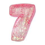 6 7 Numbers Glittery Thick Maltose Putty Filled Squishy Toy