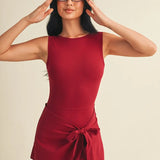 Squeeze the Day Athletic Romper Dress