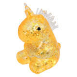Sitting Unicorn Pony Glittery Maltose Putty Filled Squishy
