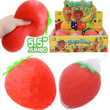 JUMBO Slime Filled Strawberry Squishy - 5.5 Inch