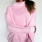 Color Me Comfy Mock Neck Sweatshirt