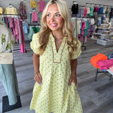 The Polished Polka Mini Dress