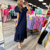 Sweet Escape Eyelete Mid Dress
