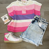 The Sweet Stripe Sweater Top