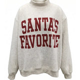 Santa’s Favorite Reversible Mock Neck