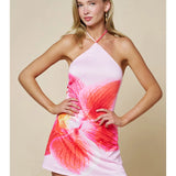 Sunset Bloom Mini Dress