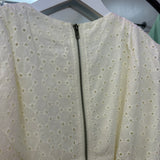 Cream Embroidery Eyelet Sets