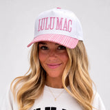 Lulu Mac | Light Pink Stripe Cap