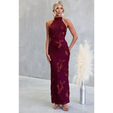 Written In Wine Maxi Dress