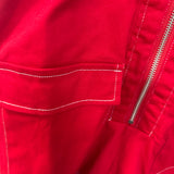 Go Dawgs Red Zip Up Romper