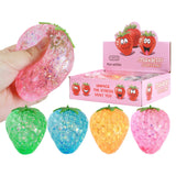 Strawberry Glittery Maltose Putty Filled Squishy