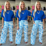 Being Bold Top - Blue
