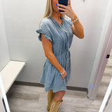 The On Repeat Denim Dress