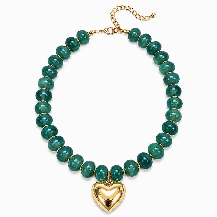 Beaded Heart Necklace