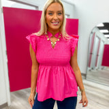 Starting My Day Top | Pink