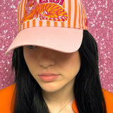 Easy Tiger Cap Pink and Orange Cap