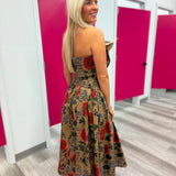 Autumn Romance Midi Dress