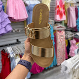 The Candor  Sandal | Gold
