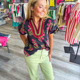 Meadow Bloom Blouse | Plus Size Available