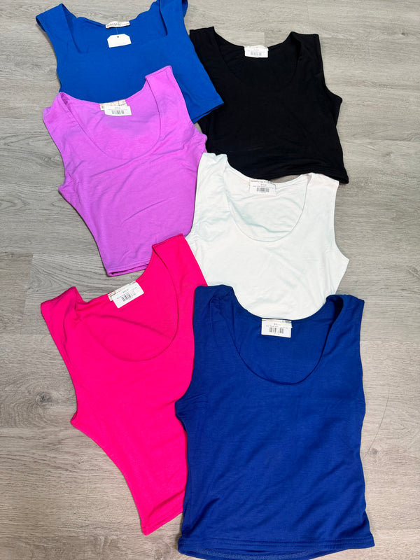 Double Layer Crop Tank