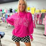 LULU MAC | Stitched Logo Mockneck