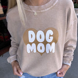 Dog Mom Corded Sweatshirt