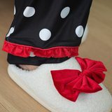 Dotty Darling Polka Dot Ruffle Pajama Set