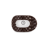 Flat Round Hair Clip | Small | Truly Taupe Quilted