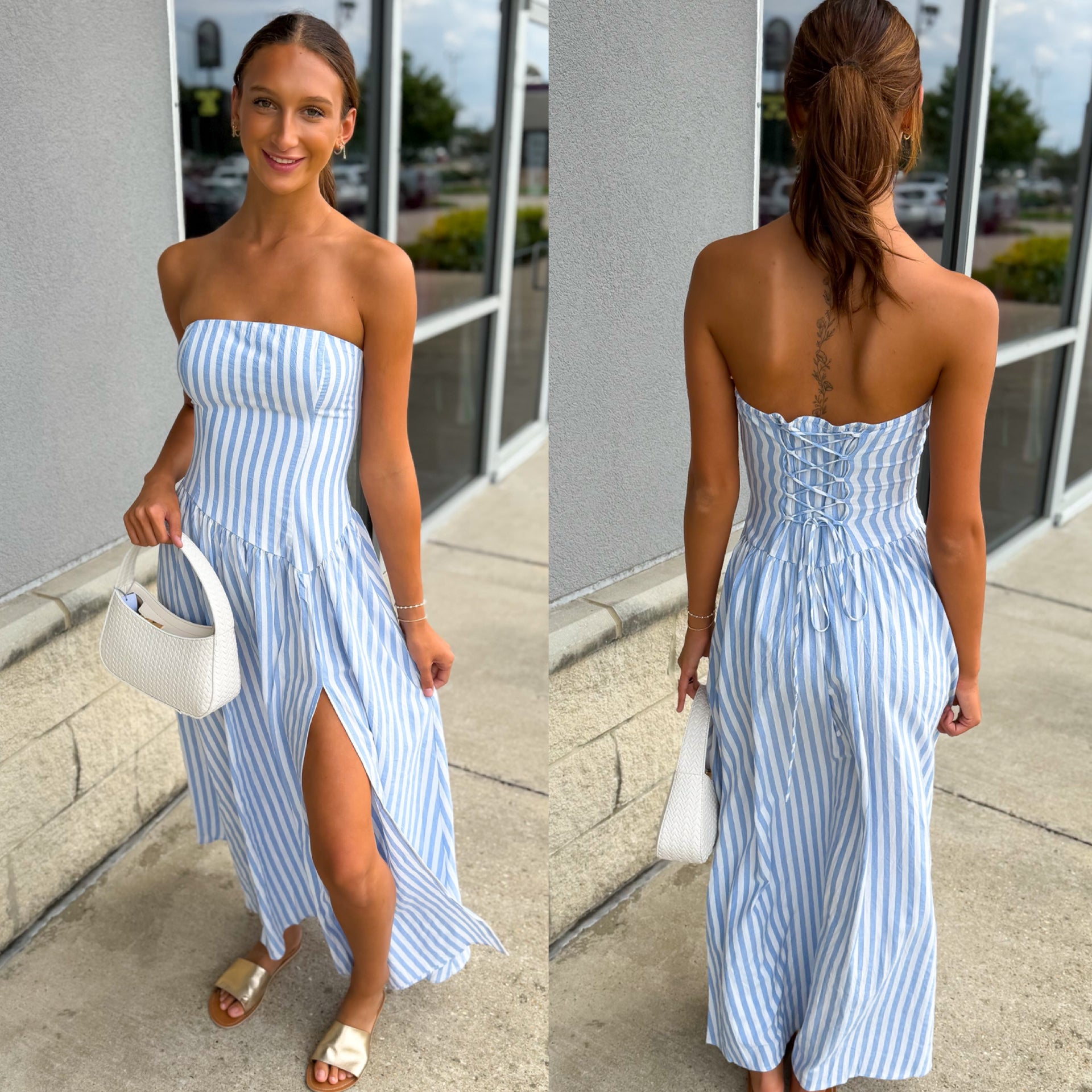 Coastal Breeze Stripe Maxi
