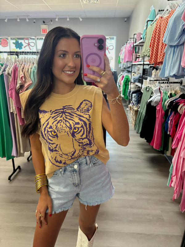 Tiger Muscle Tee Graphic