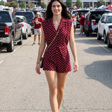 Game Plan Polka Dot Romper