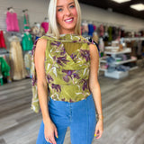 Autumn Muse Scarf Top