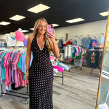 Polka Perfection Maxi Dress